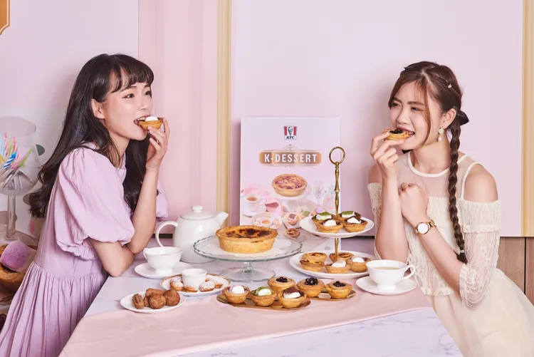 肯德基「K-Dessert」提供多樣化的點心選擇，4/11起雲端開賣。業者提供