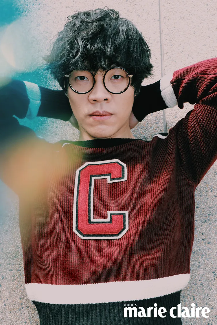 盧廣仲身著COACH服飾拍攝雜誌大片。《美麗佳人》提供