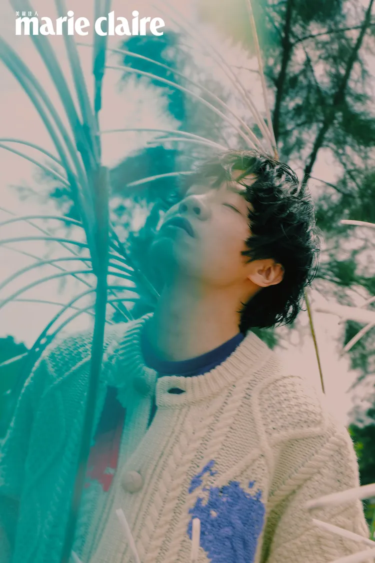 盧廣仲此次拍攝的時尚大片相當日系風格。《美麗佳人》提供