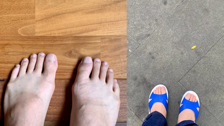 奈良美智來台駐村19天！藍白拖曬痕成印記。翻攝奈良美智推特