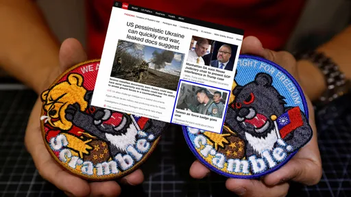 飛官 「黑熊扁維尼」臂章紅到國外 登CNN、BBC頭版