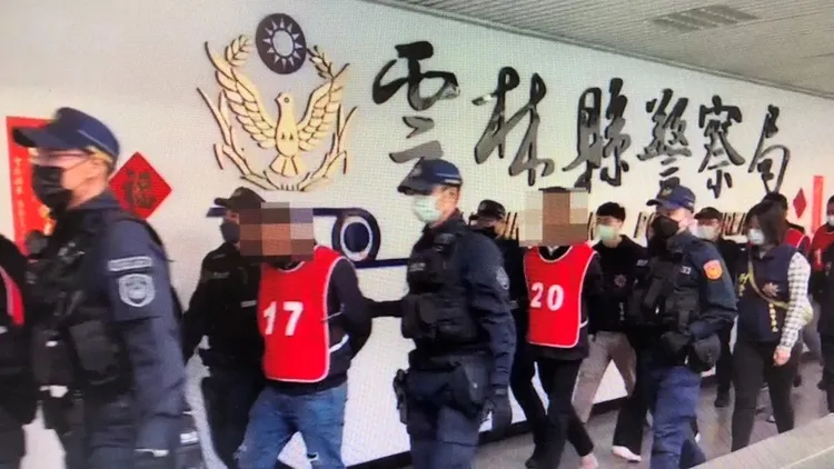 檢警去年12月逮捕陳宏吉暴力組織多名成員。資料照片