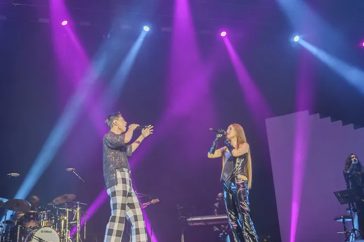 A-Lin演唱會邀請柏霖擔任嘉賓。索尼提供