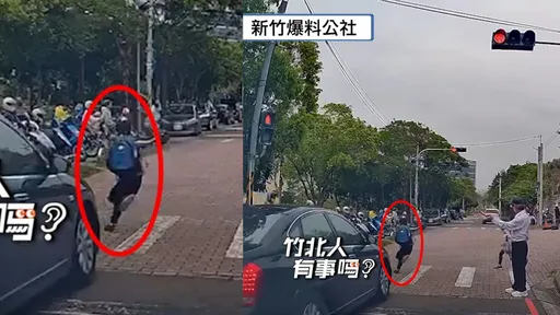 駕駛闖紅燈!國小生險被撞飛驚人片曝光 「行人地獄」禍首慘了