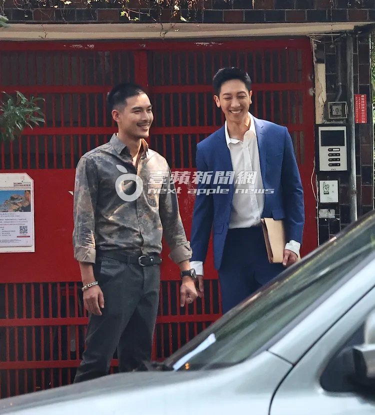 鮮肉演員黃丞邦（左）與張哲偉上演對手戲。特勤中心攝