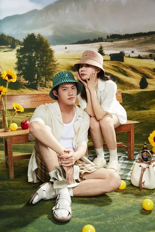 休閒度假系首選： KANGOL格紋漁夫帽。業者提供