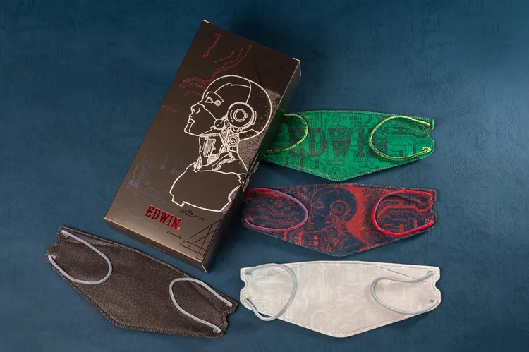 CSD中衛與EDWIN聯名口罩。中衛提供