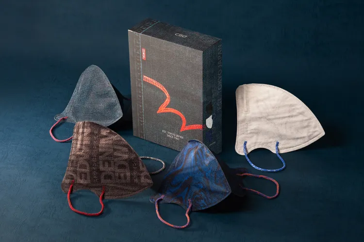 聯名口罩推出輕薄透氣的3D及4D立體款，讓消費者可以配戴更舒適。中衛提供