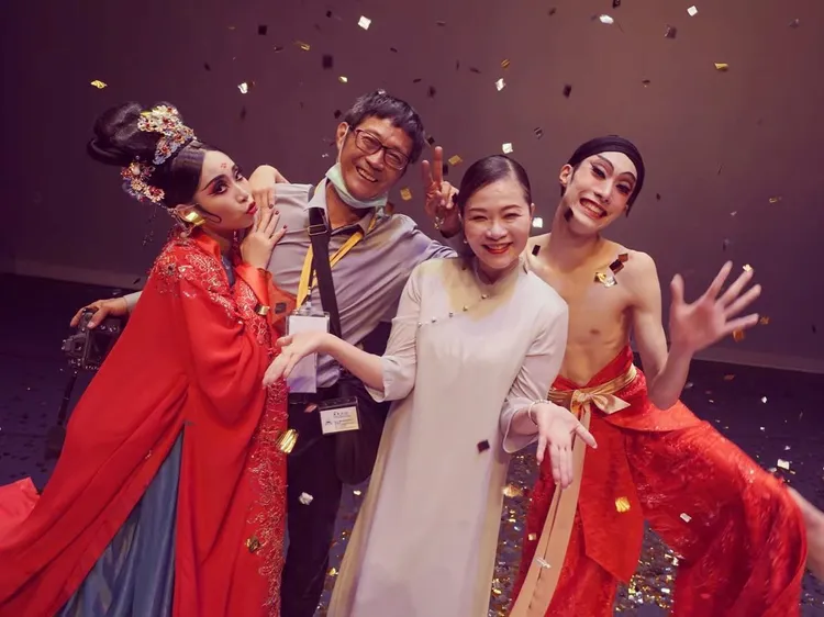 陳冠叡（右）跟家人感情好，會以姊姊柔蓁（左起）、爸爸、媽媽為優先，自己放在最後。陳建廷提供