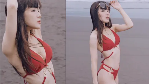 老婆暴瘦只剩31公斤！曬比基尼照遭酸3字　阿沁霸氣護妻：很美