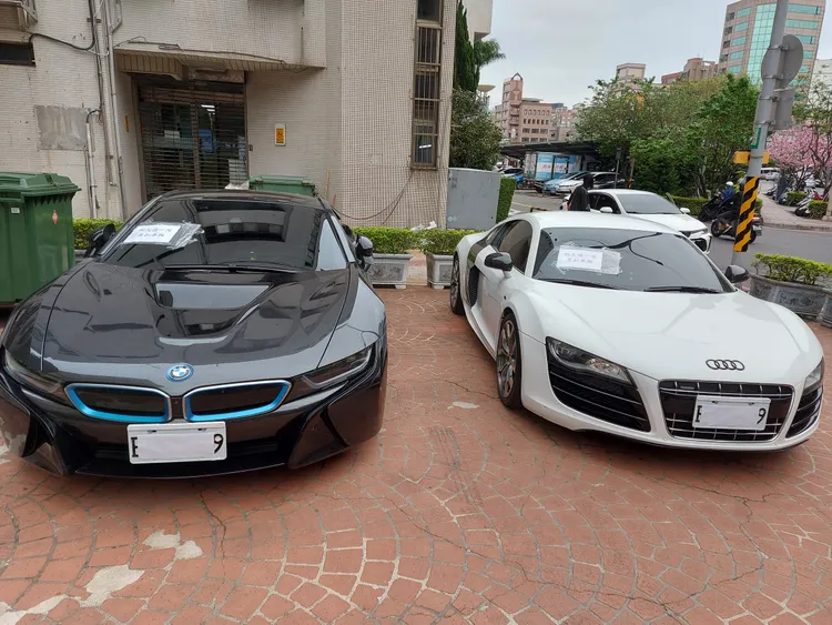 嫌犯平時以超跑代步。桃園市警局刑警大隊供