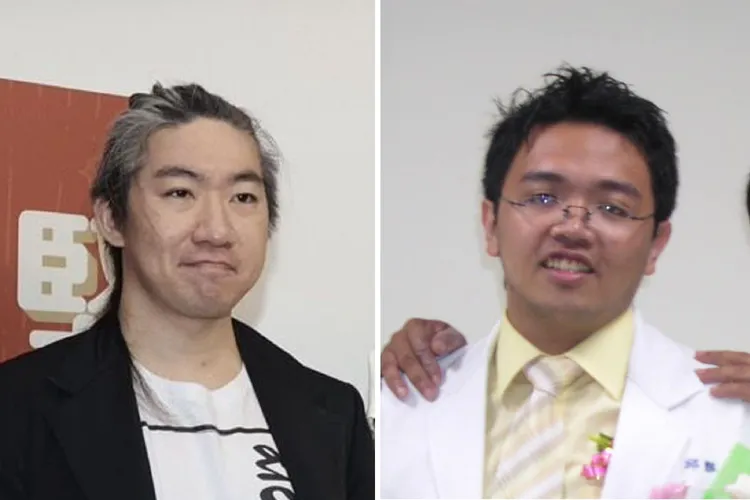 日前牙醫師史書華(左)在臉書發文抨擊麻醉專科醫師邱豑慶，網紅陳沂指是側翼友誼小船翻了。左圖資料照、右圖翻攝自邱豑慶臉書