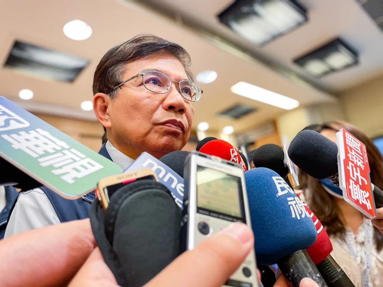 交通部長王國材。賴昀岫攝
