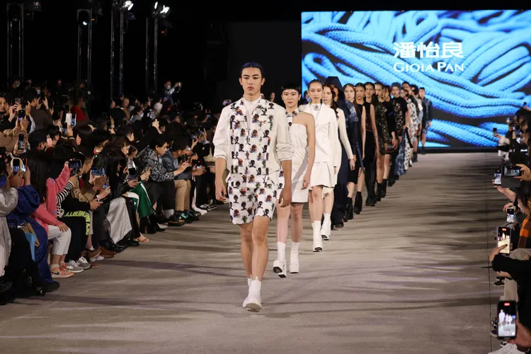 GIOIA PAN 2023秋冬「海洋之心」系列大秀。彭欣偉攝