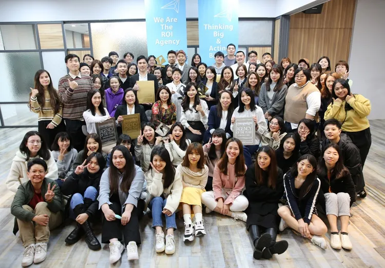 台灣實力媒體主要團隊於2023開年暖場活動後合影。