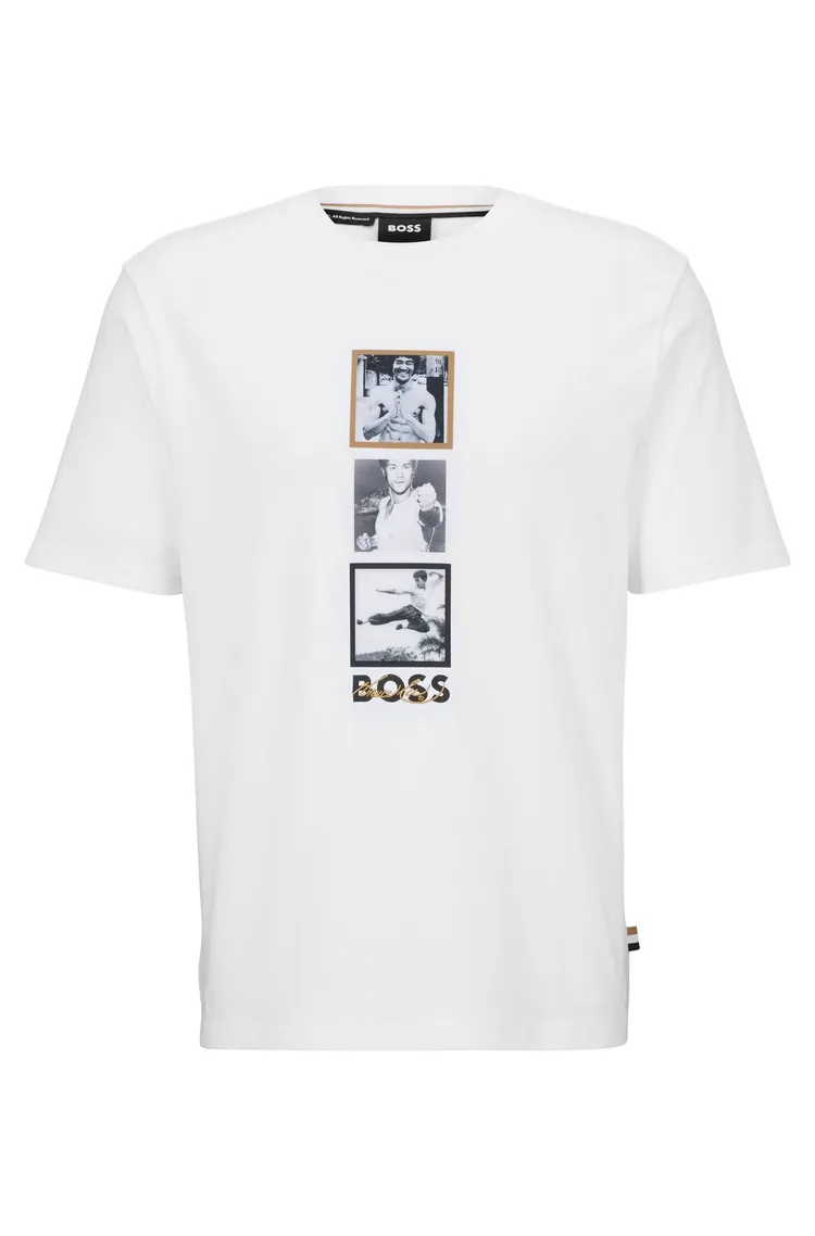 BOSS x Bruce Lee白色短袖T恤，3500元。品牌提供