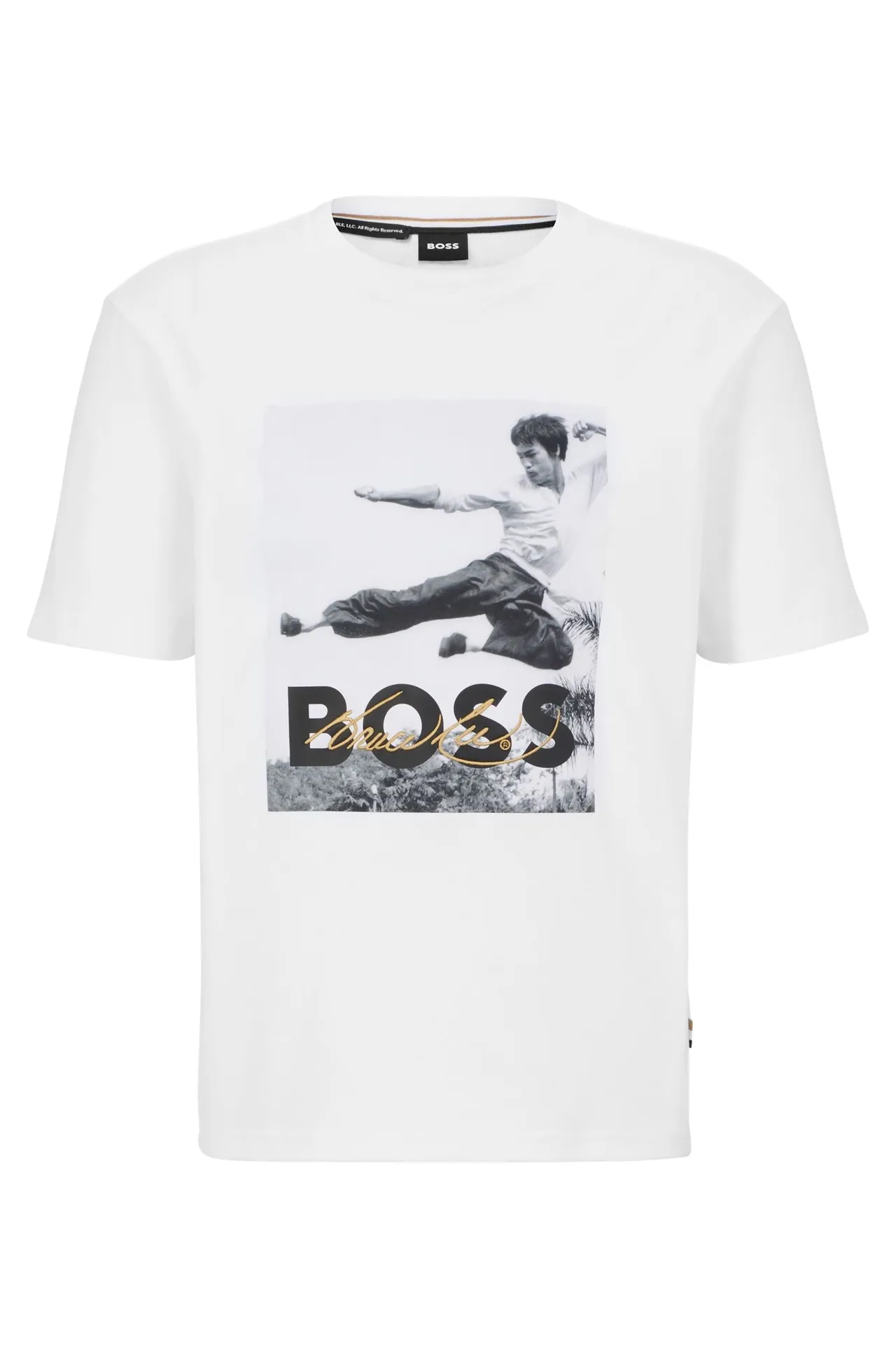 BOSS x Bruce Lee白色短袖T恤,3900元。品牌提供