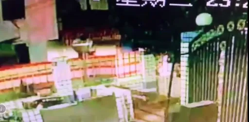 泰山街道深夜一聲巨響！火光嚇壞人　只因他心情差想找樂子