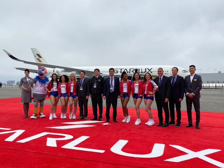 星宇洛杉磯開航。陳怡文攝