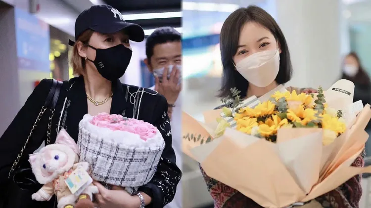 A-Lin（左）、陳意涵備戰《浪姐4》。翻攝油醬醬真的妙微博