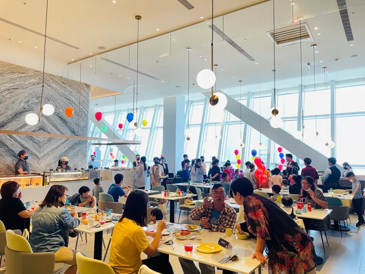 兒童節公益餐會，共計100人於承億酒店貳陸日全食。翻攝畫面