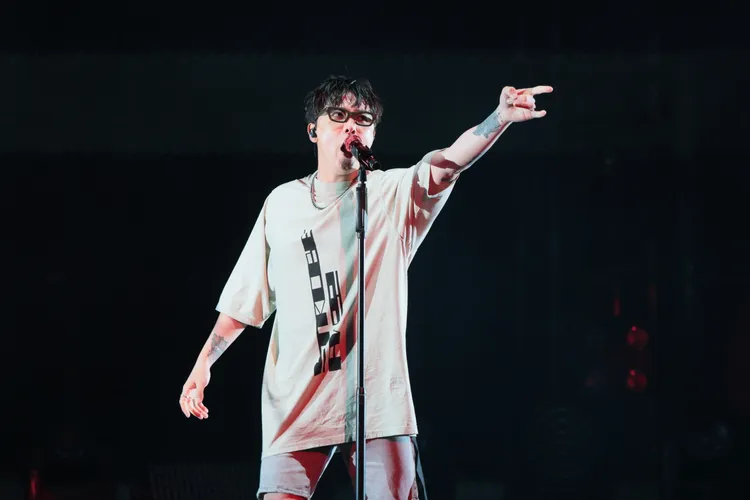 李洪基霸氣開放粉絲點歌。彭欣偉攝