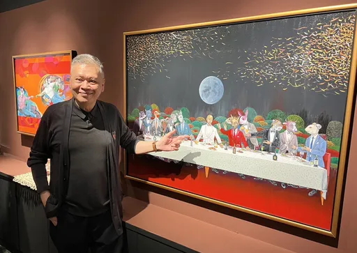 剛柔並濟 京城前總座劉朝森辦個展成南台建築業第一人