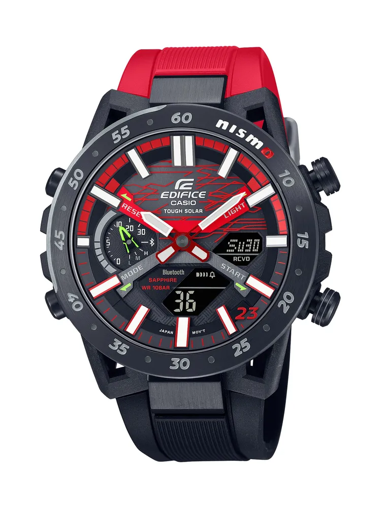 Nismo MY23 Edition ECB-2000NIS-1A聯名腕錶，1萬4000元。品牌提供