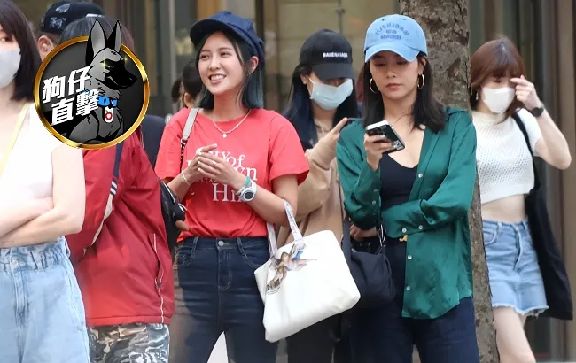 大元（左）32E好身材包緊緊藏好藏滿，辣度慘輸王上菲。特勤中心攝