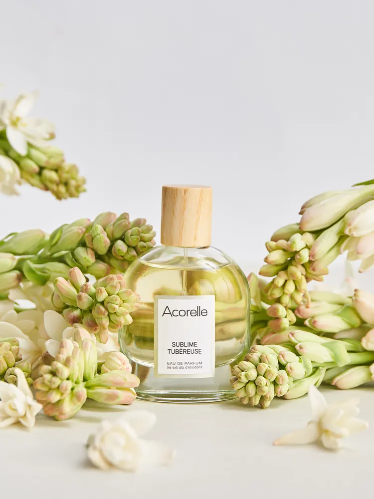 Acorelle秘戀晚香玉有機淡香精，50ml／3800元。品牌提供