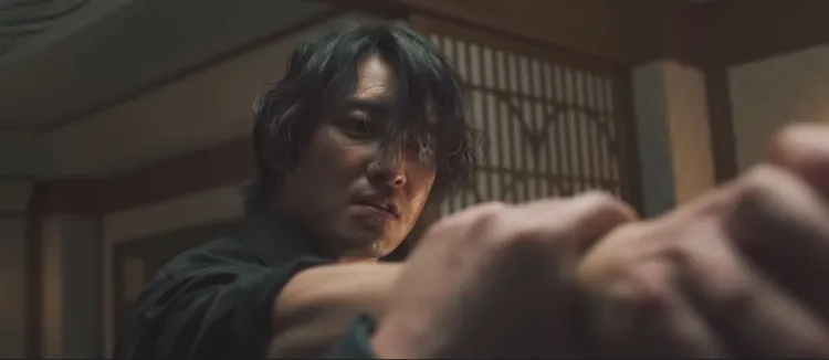 李浚赫變身《犯罪都市3》大魔王，每天吃6餐胖了20公斤。翻攝ABO娛樂