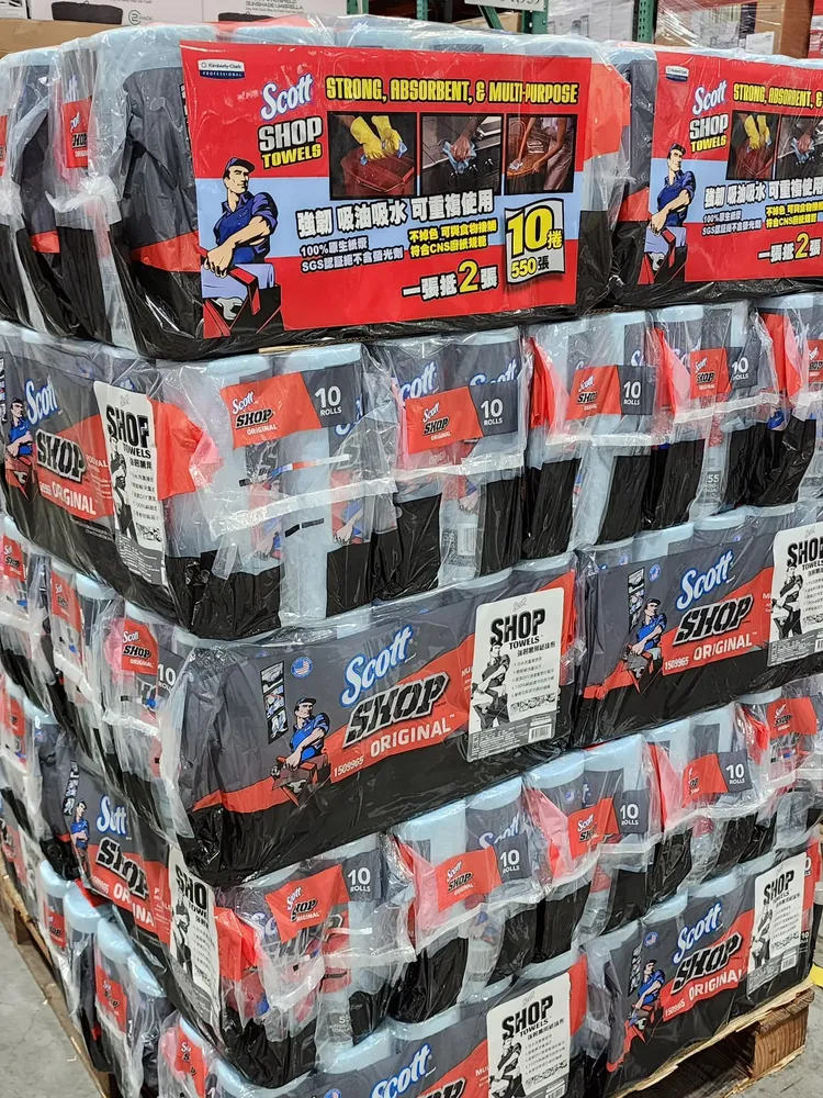 金百利萬用超強吸力紙抹布折扣130元。取自「Costco好市多 商品經驗老實說」
