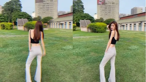 妹子J個腰、那個腿太狠了　隔著螢幕都飄出髮香了