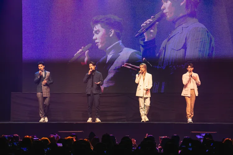 空氣四少深情獻唱。D-SHOW提供