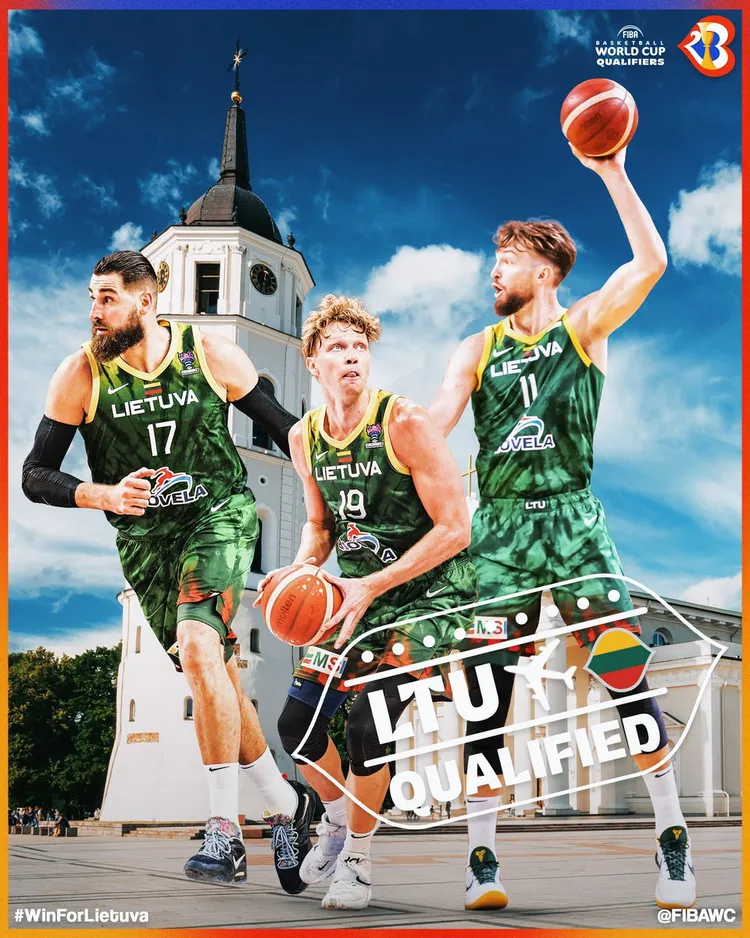 立陶宛8月將來台。FIBA官網