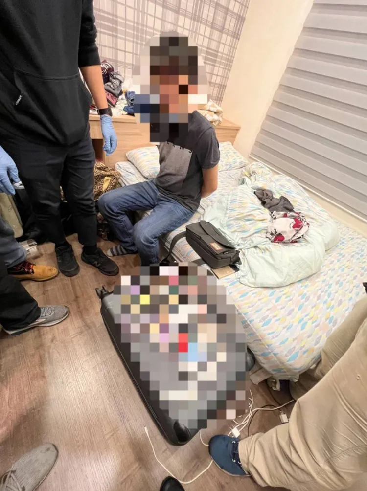 警方逮捕張男。民眾提供