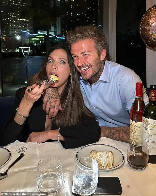 貝克漢（右）與老婆維多莉亞常分享私底下的生活情趣。翻攝IG