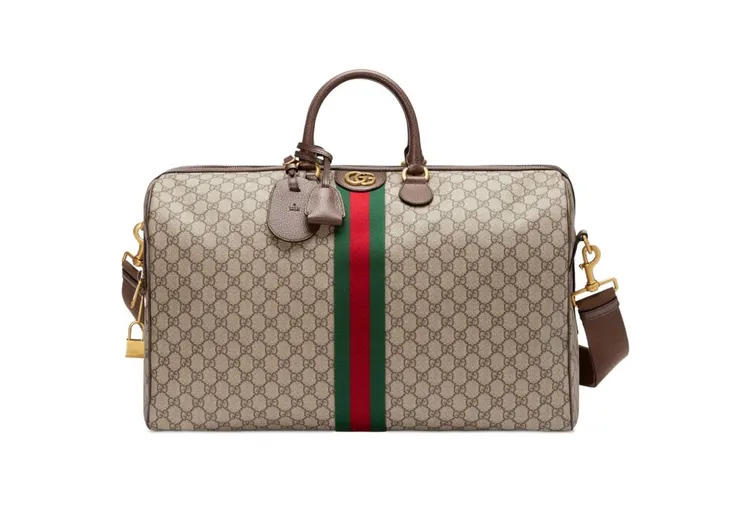 GG提花行李袋，7萬700元。品牌提供