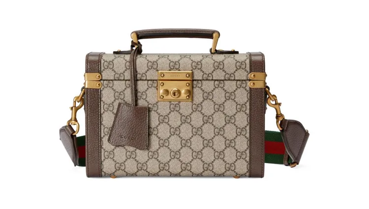 GG提花肩背提箱，12萬9400元。品牌提供