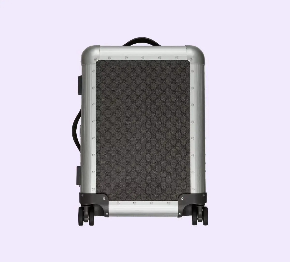 GUCCI X FPM黑色GG提花登機箱，11萬5200元。品牌提供