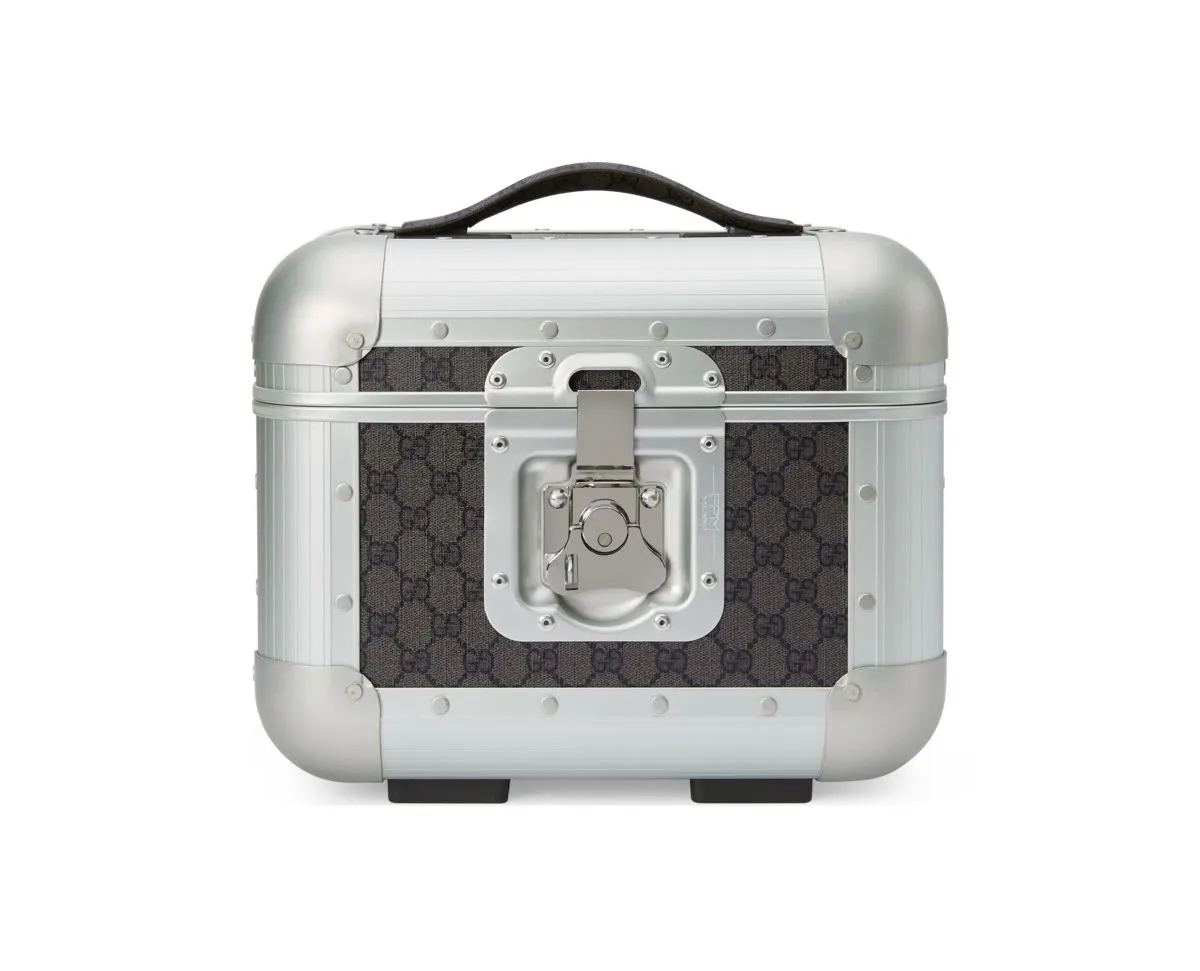 Gucci Valigeria黑色GG提花化妝箱，7萬8200元。品牌提供