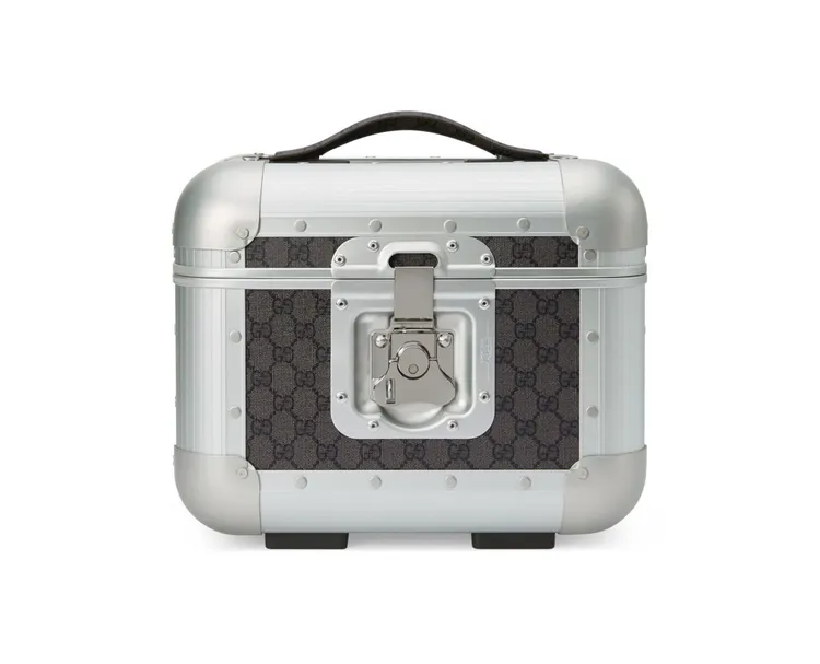 Gucci Valigeria黑色GG提花化妝箱，7萬8200元。品牌提供