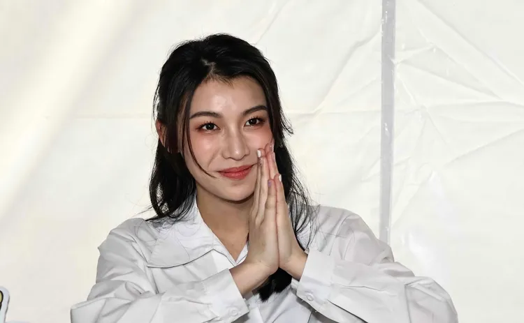 采子道歉。施昂強攝