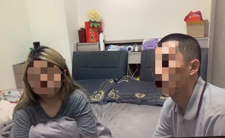 警方逮捕遠端管理機房的夫妻倆。讀者提供