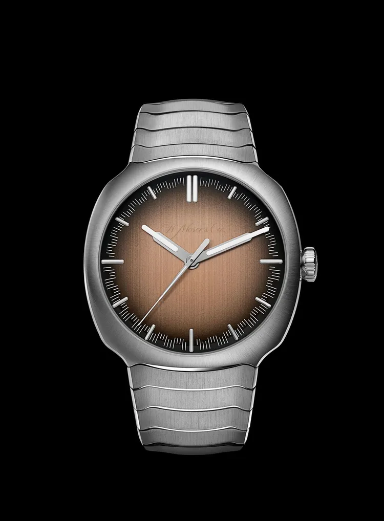 疾速者系列大三針煙燻鮭魚面腕錶僅於2023年生產，預計推出250只，70萬8000元。品牌提供