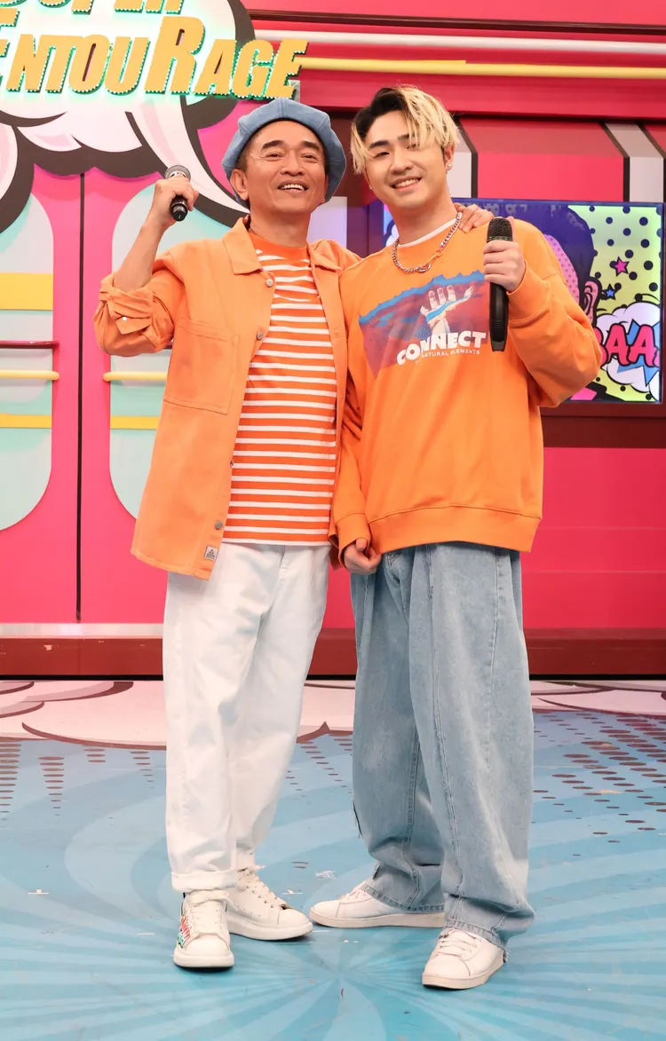 鹿希派（右）從過年至今瘦了7公斤，今又被吳宗憲追問向姊姊借的50萬還了沒。莊宗達攝