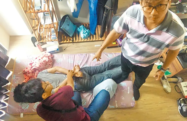 羅育祥在竹東鎮住處被逮。資料照片