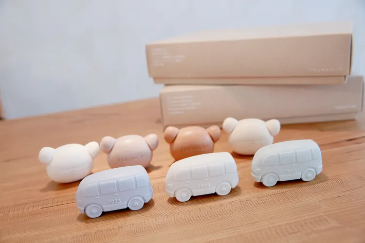 車車妙世界系列肥皂，各100g／450元。品牌提供