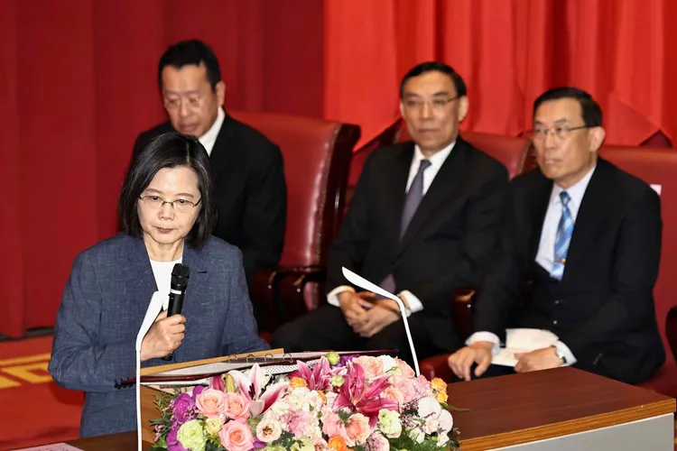 蔡英文總統親臨主持。施昂強攝