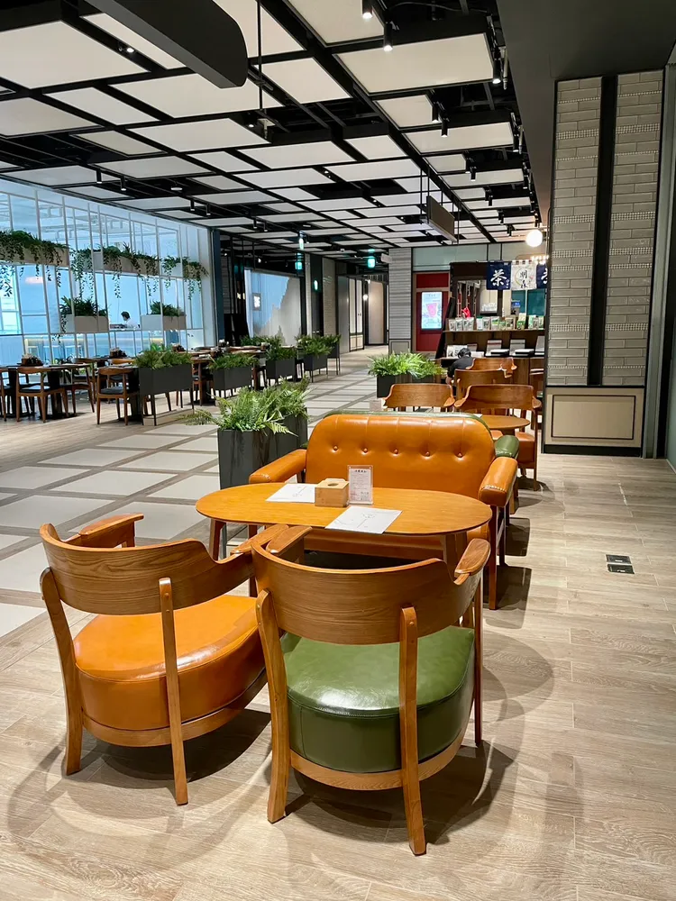 明森宇治抹茶座位區。曾仲葳攝